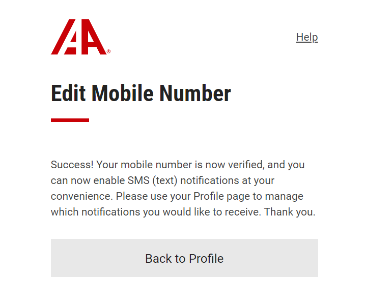 How do I verify my mobile phone number?