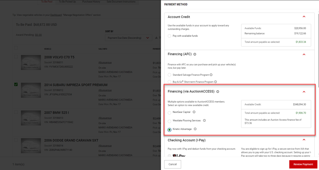 IAA Buyer App New Features and Enhancements